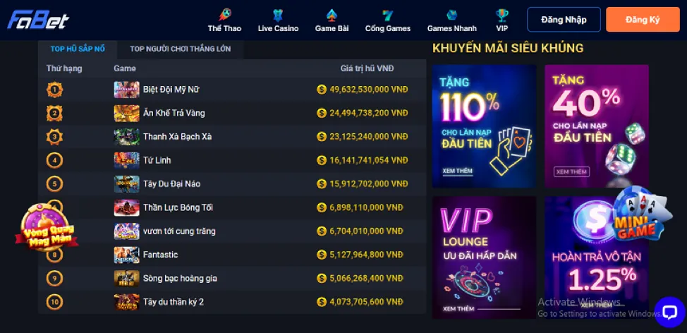 Sự kiện đặc biệt và giải đấu casino Typhu88